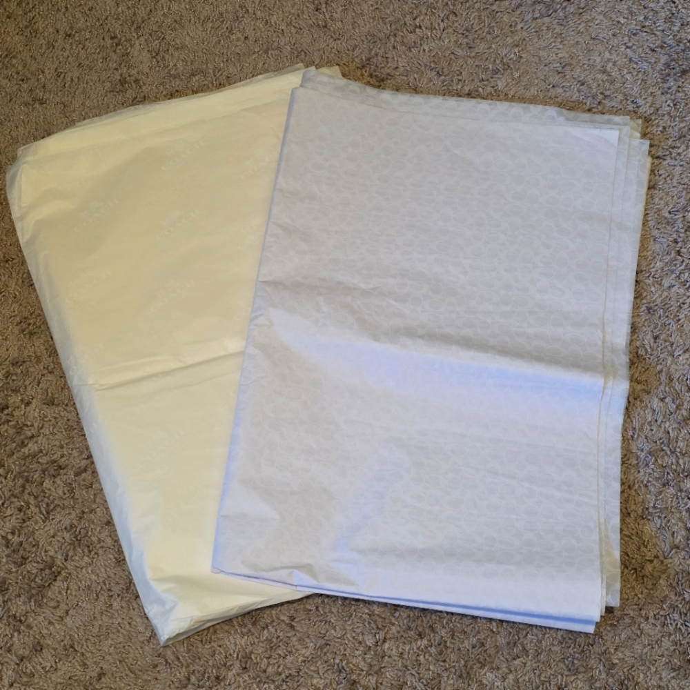 20 Sheets Coach Tissue Paper 24"x36"